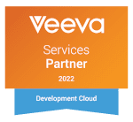 Veeva Services Alliance Partner Certification Badges with Year 2022_Services Partner_Development Cloud
