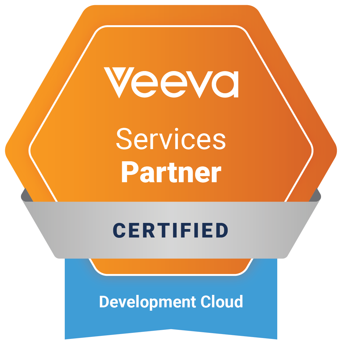 Veeva Services Alliance Partner Certification Badges with Year 2022_Services Partner_Development Cloud 2023